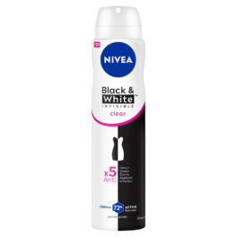 Black & White Invisible Clear Anti-Perspirant Aerosol