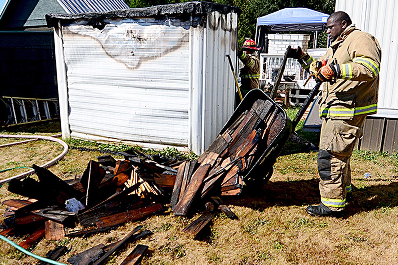 Fire south of Port Townsend out before firefighters arrive