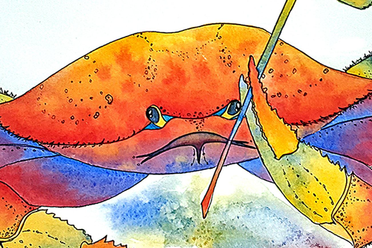 Walk like a crustacean: Local artists get grabby for 2nd Weekend Art Event in Port Angeles