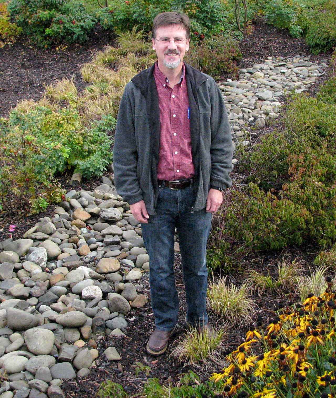 Joe Holtrop, Clallam Conservation District executive director, will discuss rain gardens today. (Amanda Rosenberg/Clallam County Master Gardeners)