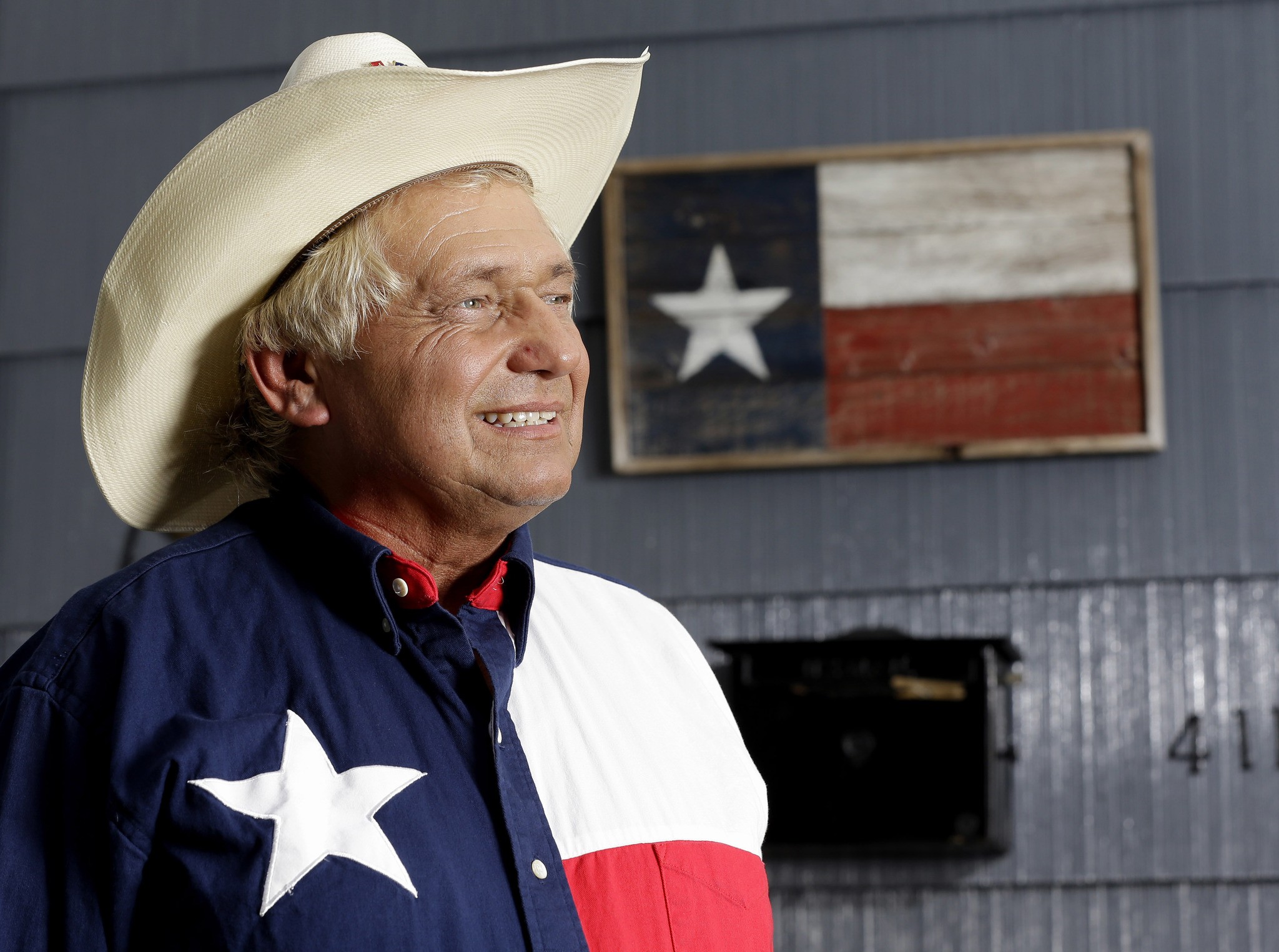 Rex Teter poses at his home in Pasadena, Texas. Teter, 59, a music teacher and preacher, received about 35,000 emails and 200 letters urging him not to support Donald Trump. It took him several hours to delete them the day after Thanksgiving. A Marco Rubio supporter in the primaries, he is solidly for Trump. “Some have been very personal letters. Some threatening. One was very funny. They view President-elect Trump as a threat, so it’s personal for them and I can empathize. But I’m not changing my vote as an elector.” (David J. Phillip/The Associated Press)