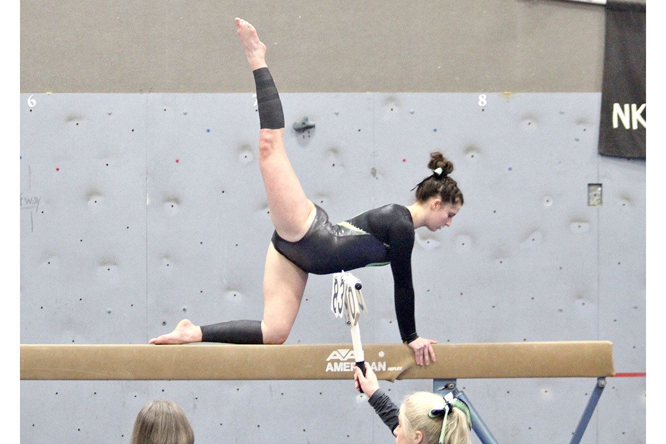 GYMNASTICS: Port Angeles girls crack 160 in beating Kingston
