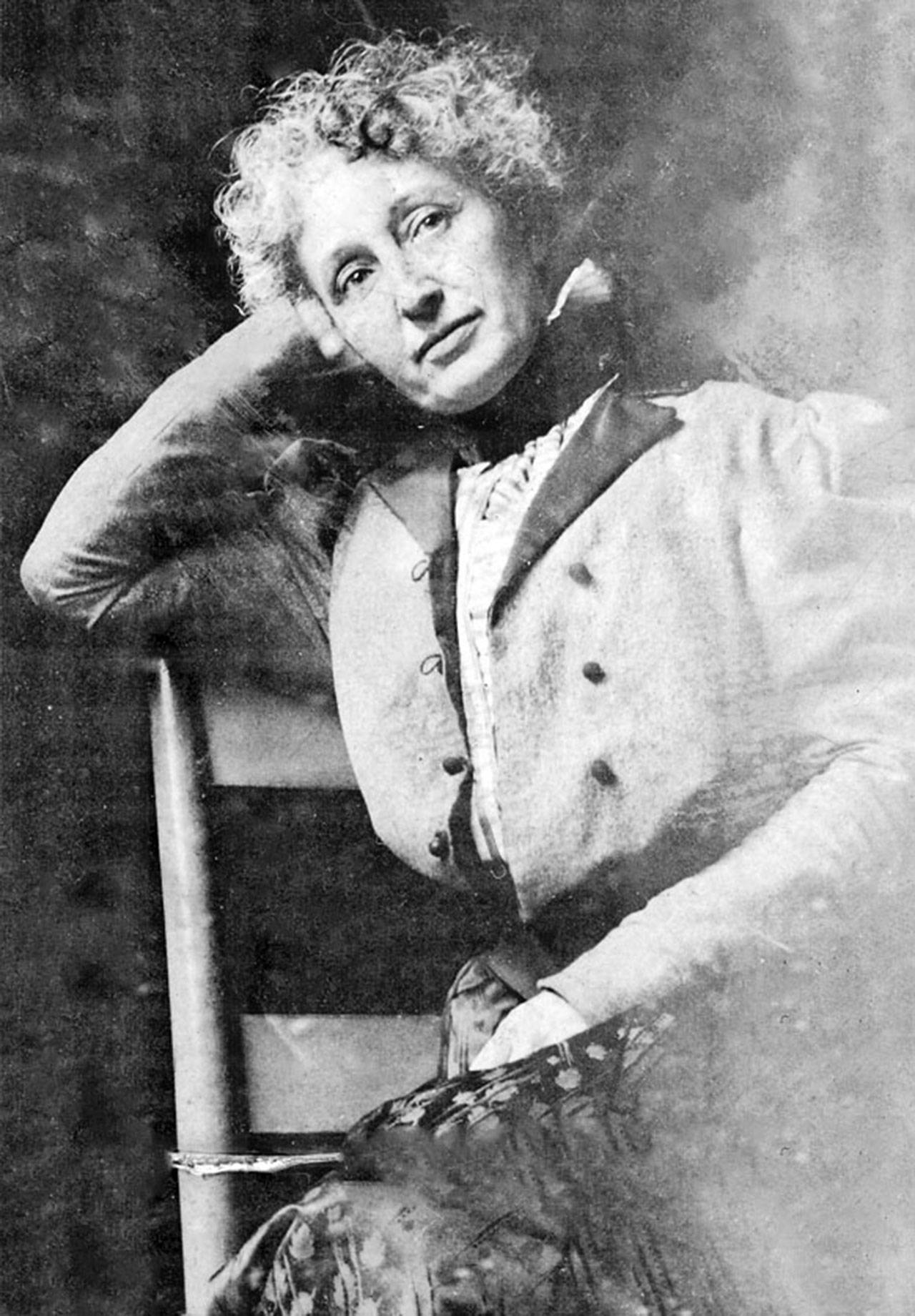 Harriet Foster Beecher is shown in the 1900s. (Jefferson County Historical Society)