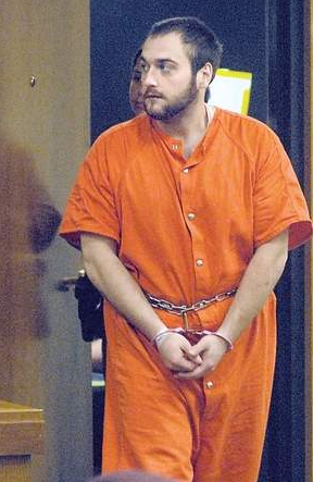 Corey Borden arrives for his first appearance in Clallam County Superior Court in Port Angeles on Wednesday. Keith Thorpe/Peninsula Daily Nes