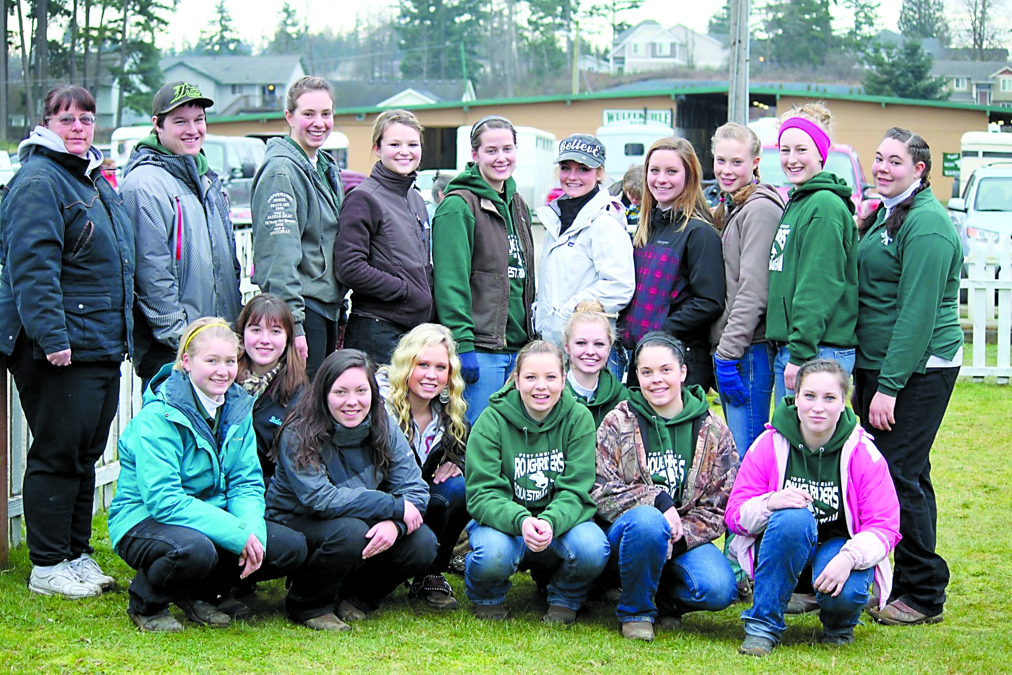 The Port Angeles Equestrian Team.
