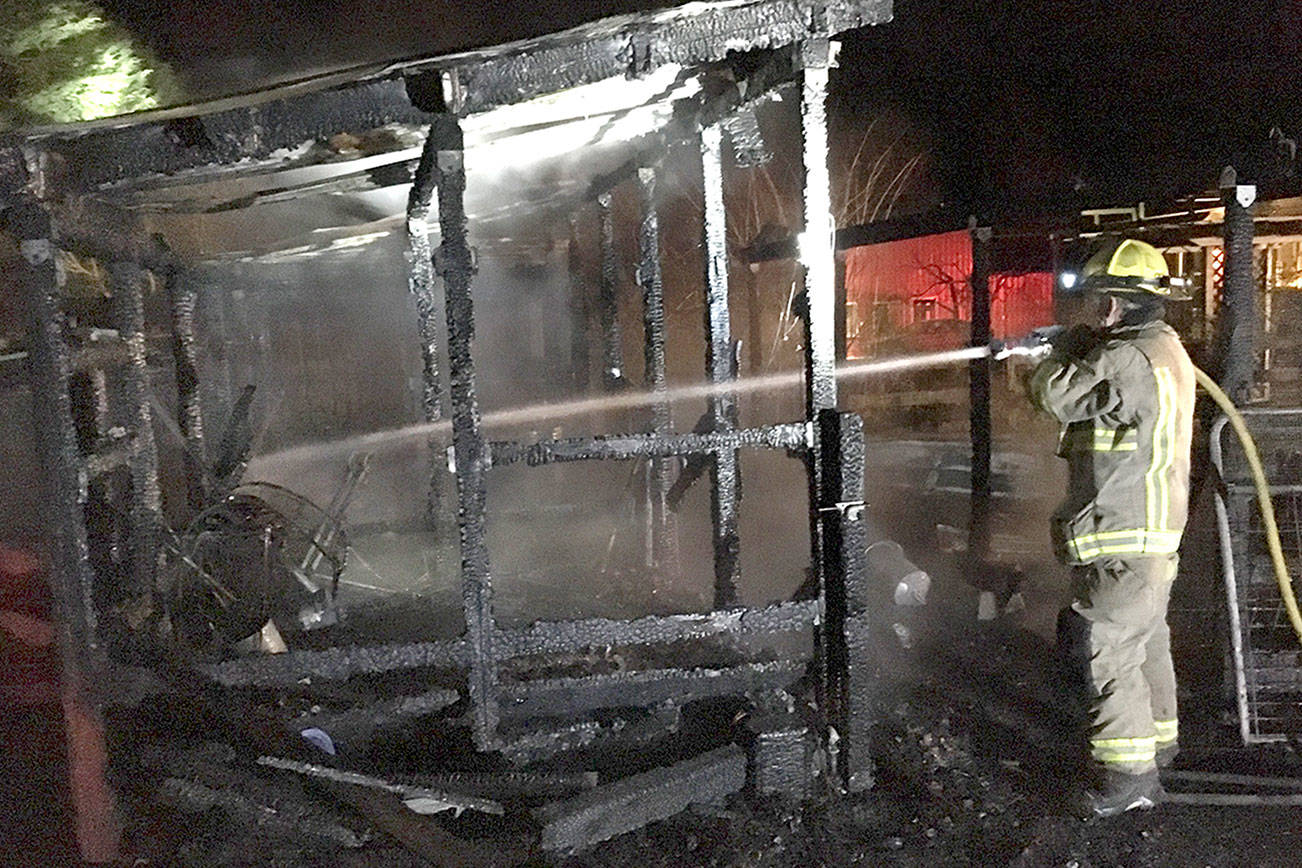 Chicken coop lost to blaze west of Sequim