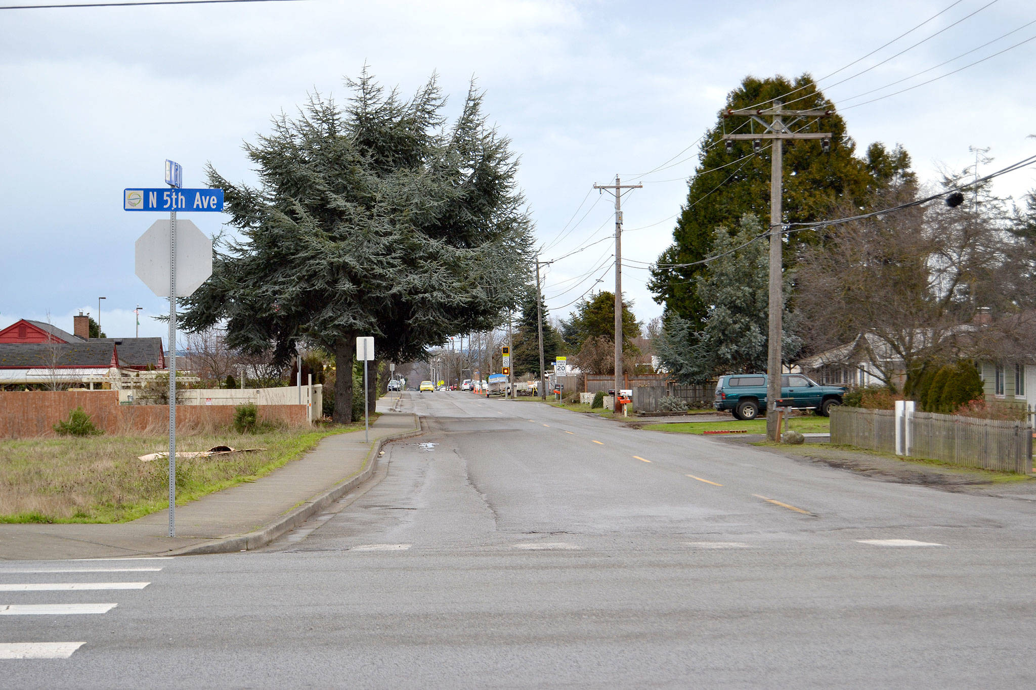 <strong>Matthew Nash</strong>/Olympic Peninsula News Group One of the biggest aspects of the planned construction of Fir Street from Sequim Avenue to Fifth Avenue includes installing a traffic signal. City of Sequim staff said a traffic study anticipates traffic volume growing at Fir Street and Fifth Avenue.