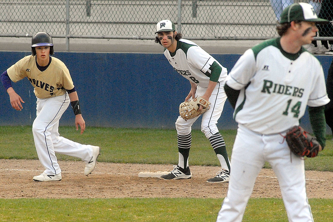 PREP BASEBALL: Roughriders relax at plate, take down rival Sequim
