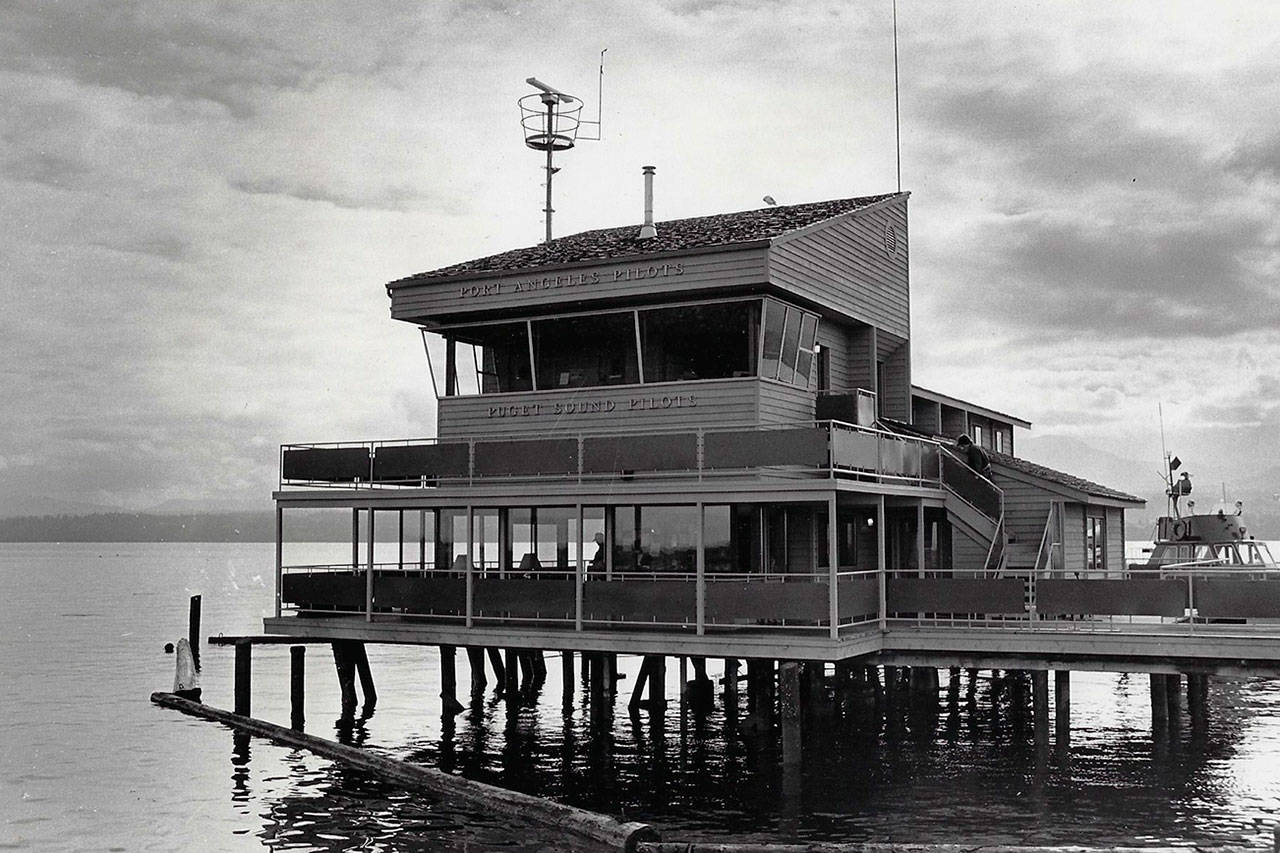 The Port Angeles Pilot Station at Ediz Hook is shown in the 1990s. (Rex Gerberding)