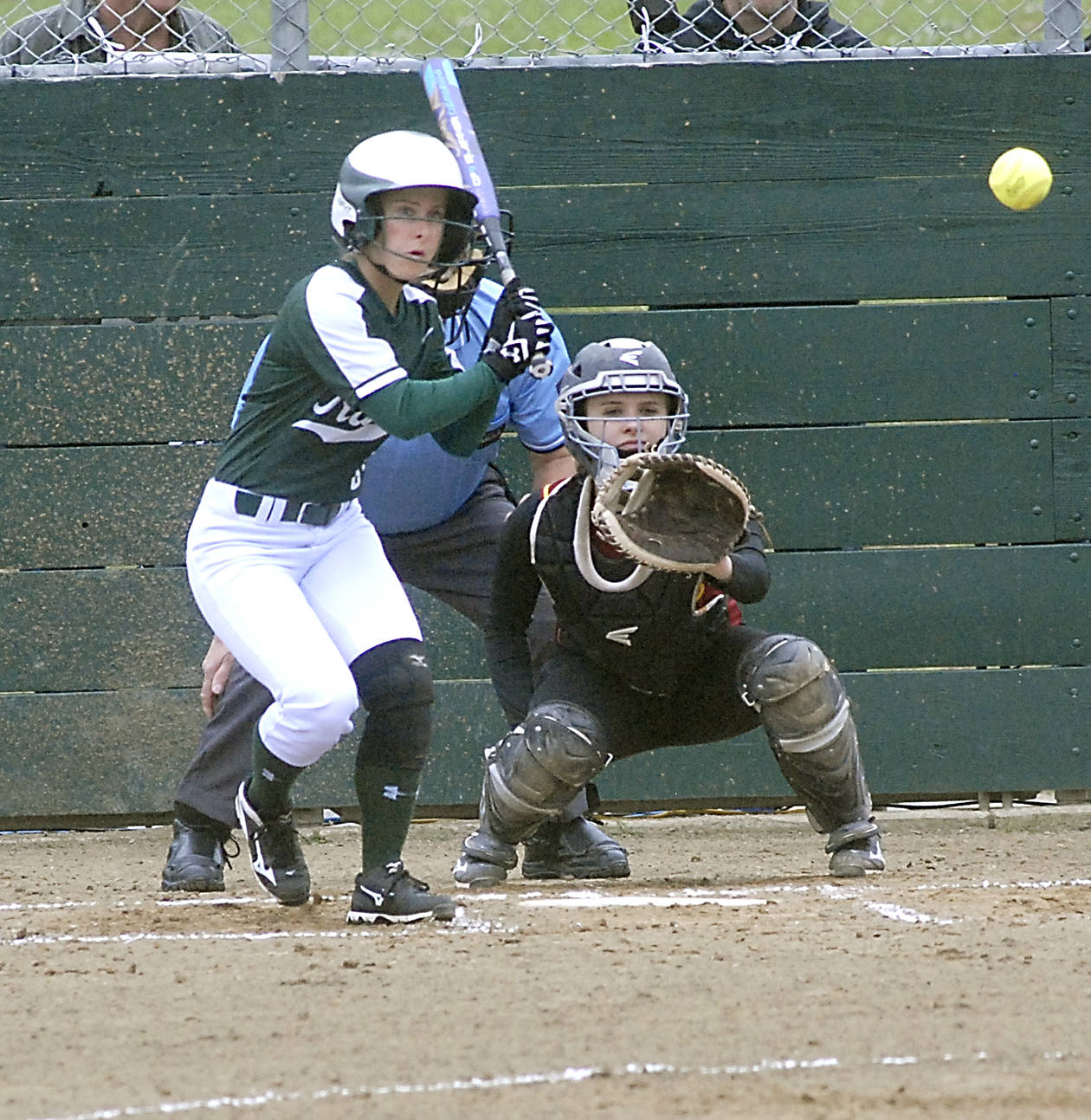 &lt;strong&gt;Keith Thorpe&lt;/strong&gt;/Peninsula Daily News                                Port Angeles’ CC Robinson bats during a game against Kingston earlier this month. Robinson and the Roughriders open district tournament play Friday at the Regional Athletic Complex in Lacey.