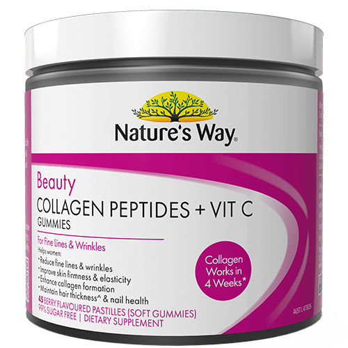 Nature's Way Beauty Collagen Peptides + Vit C Gummies Nature's Way Beauty Collagen Peptides + Vit C Gummies
