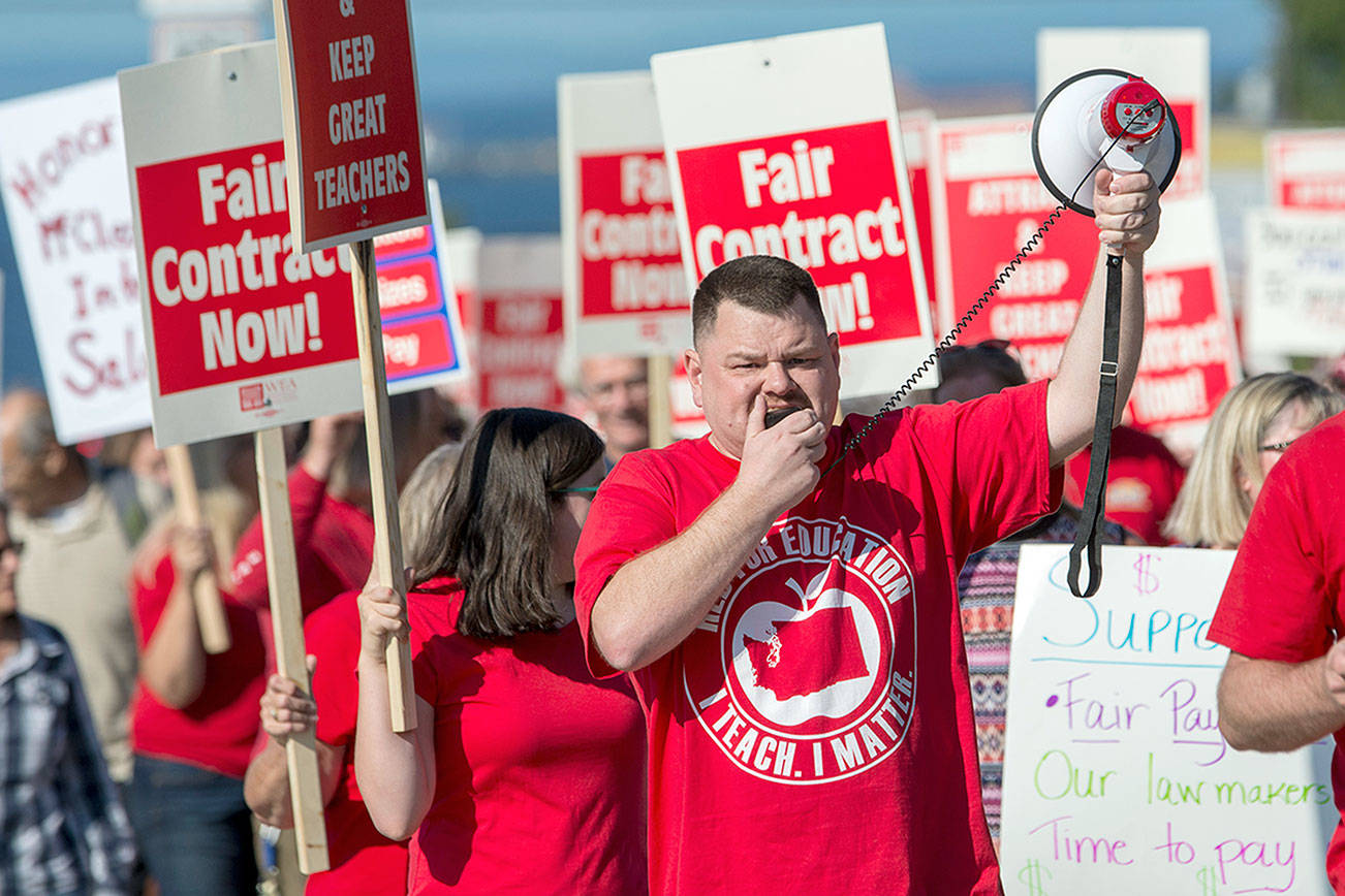 Port Angeles teachers seek full $2.3 million from state for raises