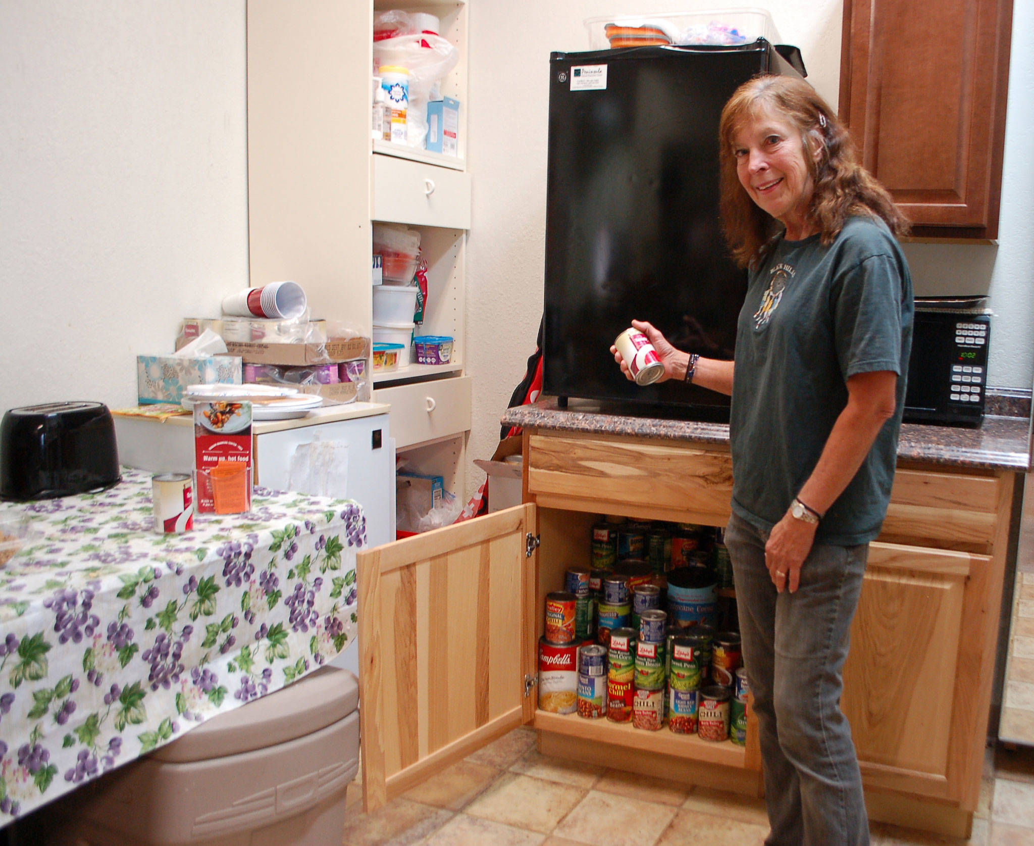 Jean Pratschner, the Sequim Community Warming Center’s manager, said the center is looking for a new space this year and a larger facility to operate out of when the weather hits severely cold temperatures. (Erin Hawkins /Olympic Peninsula News Group)