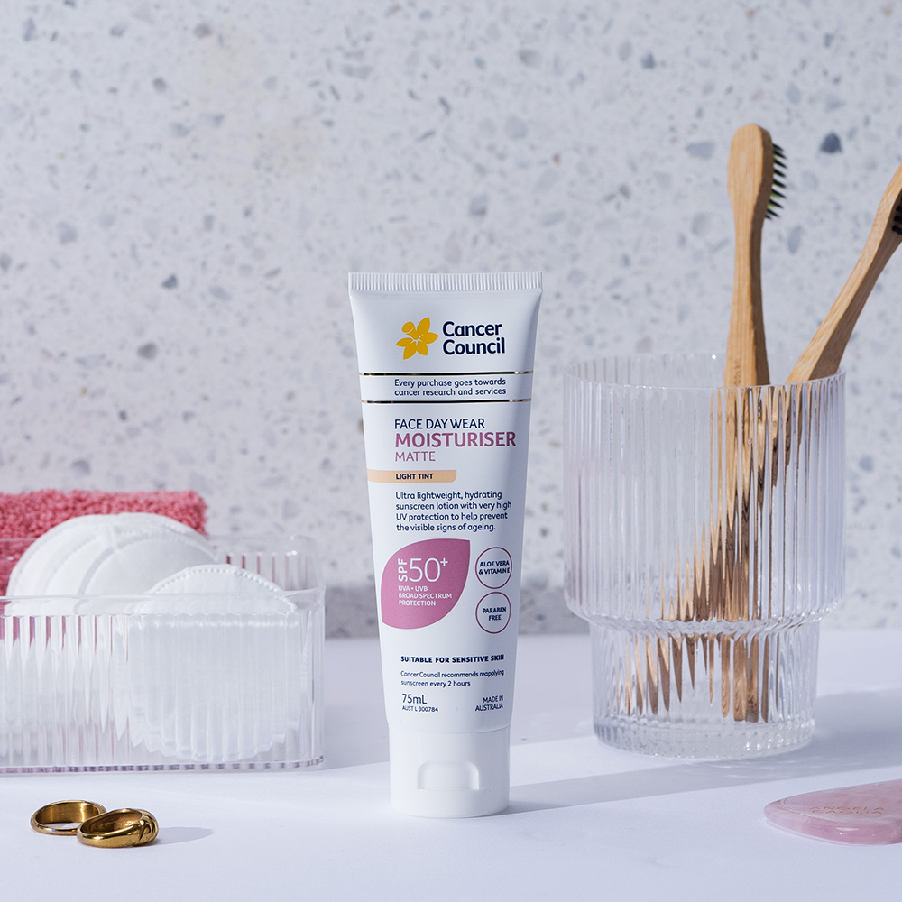 Cancer Council Face Day Wear Moisturiser Matte SPF50+ Light Tint
