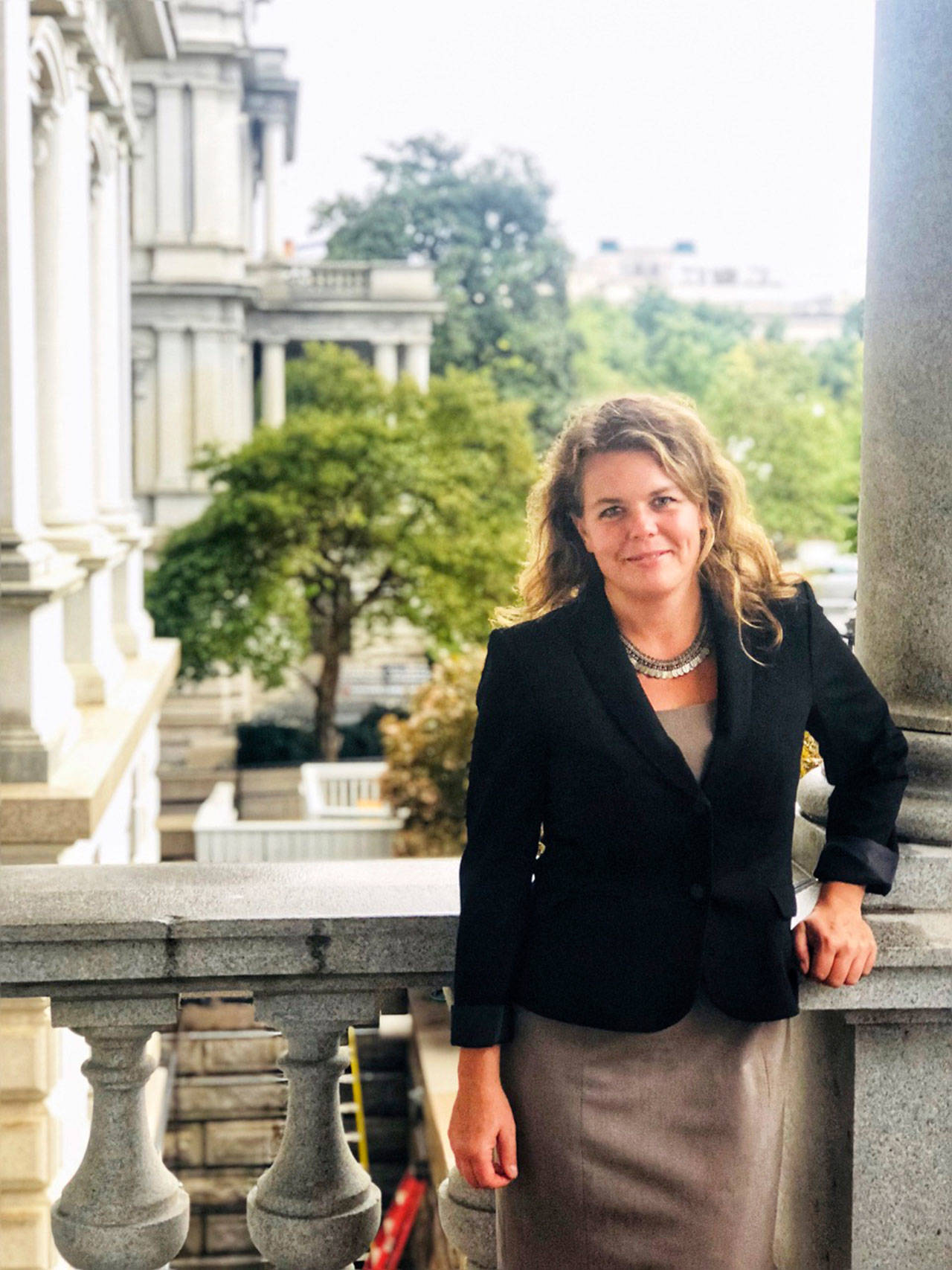 Jefferson County Commissioner Kate Dean participated in briefings from White House staff recently.