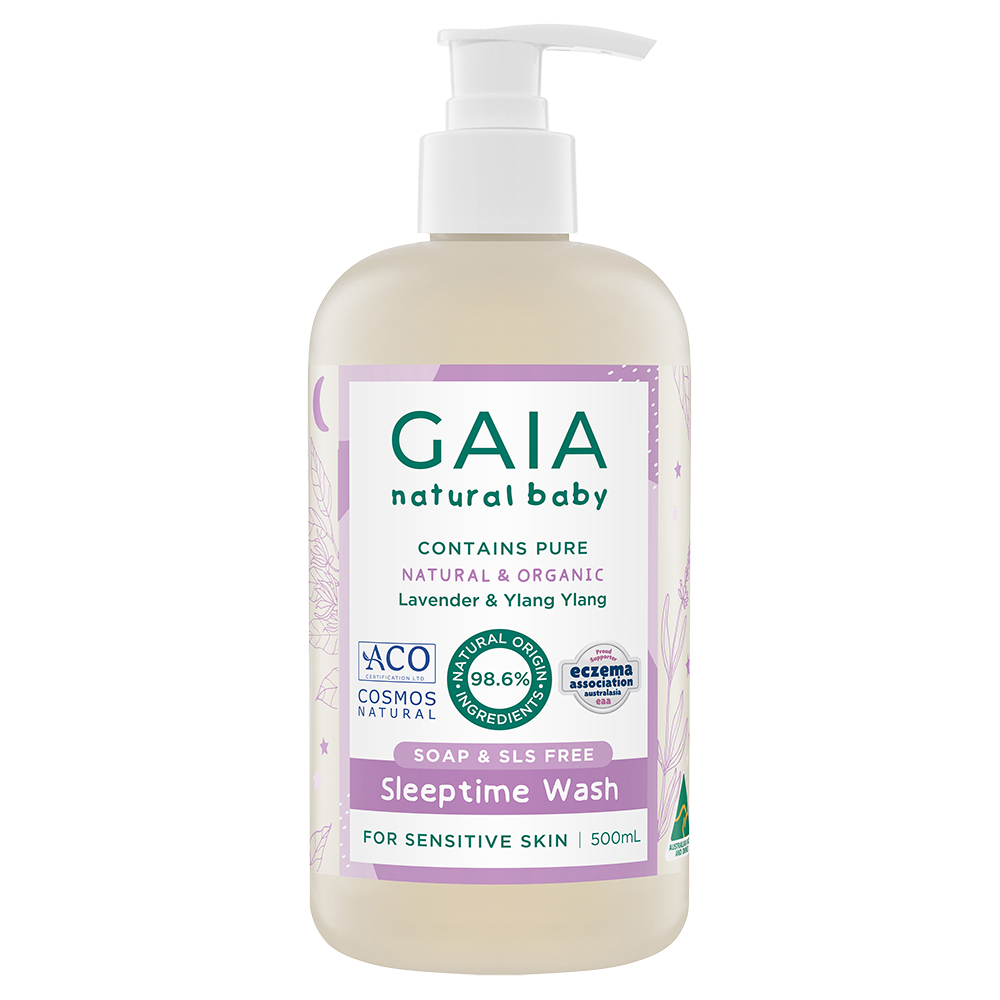 GAIA Natural Baby Sleeptime Bath 500mL product shot