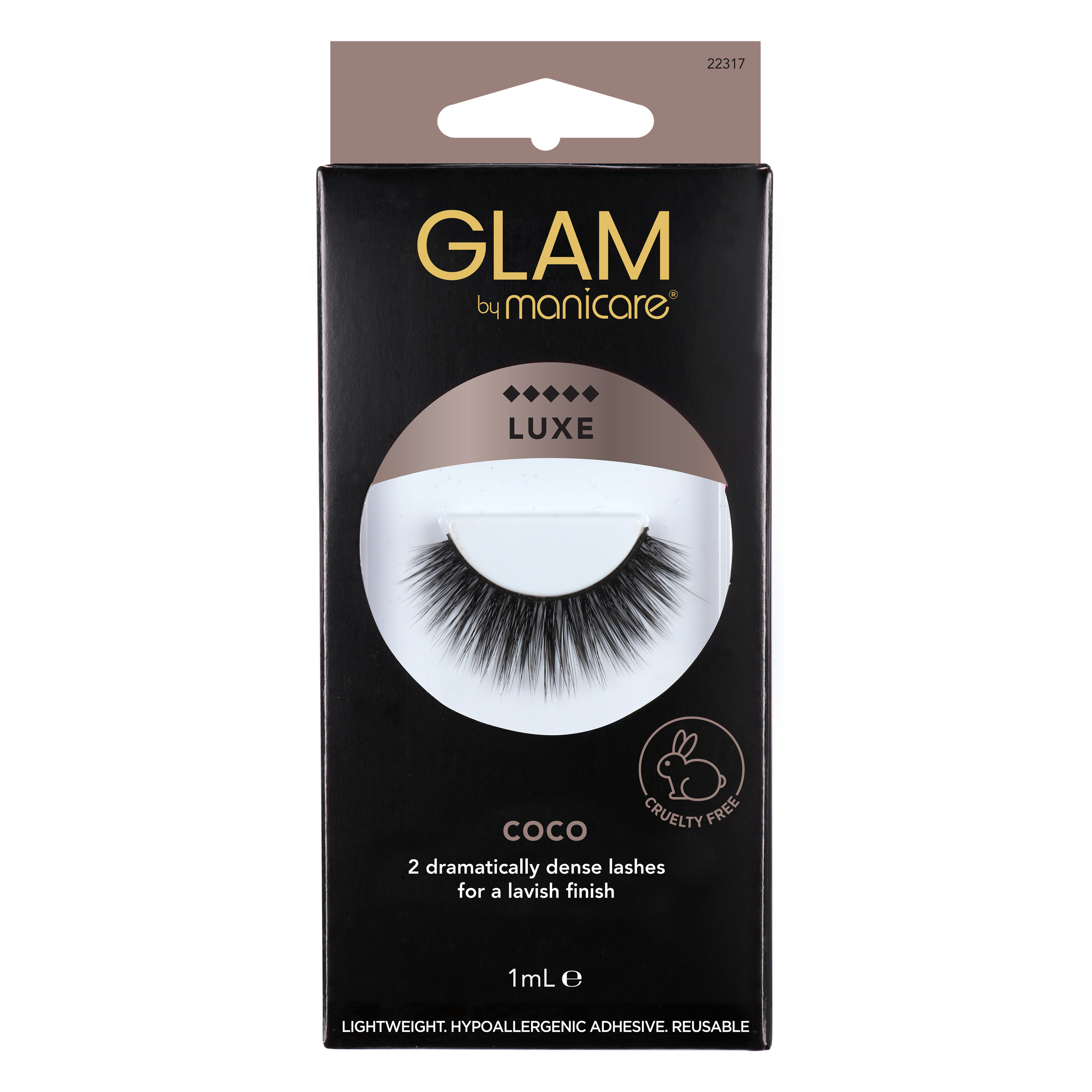 Glam by Manicare Coco Luxe Lashes-1 61. Coco Luxe