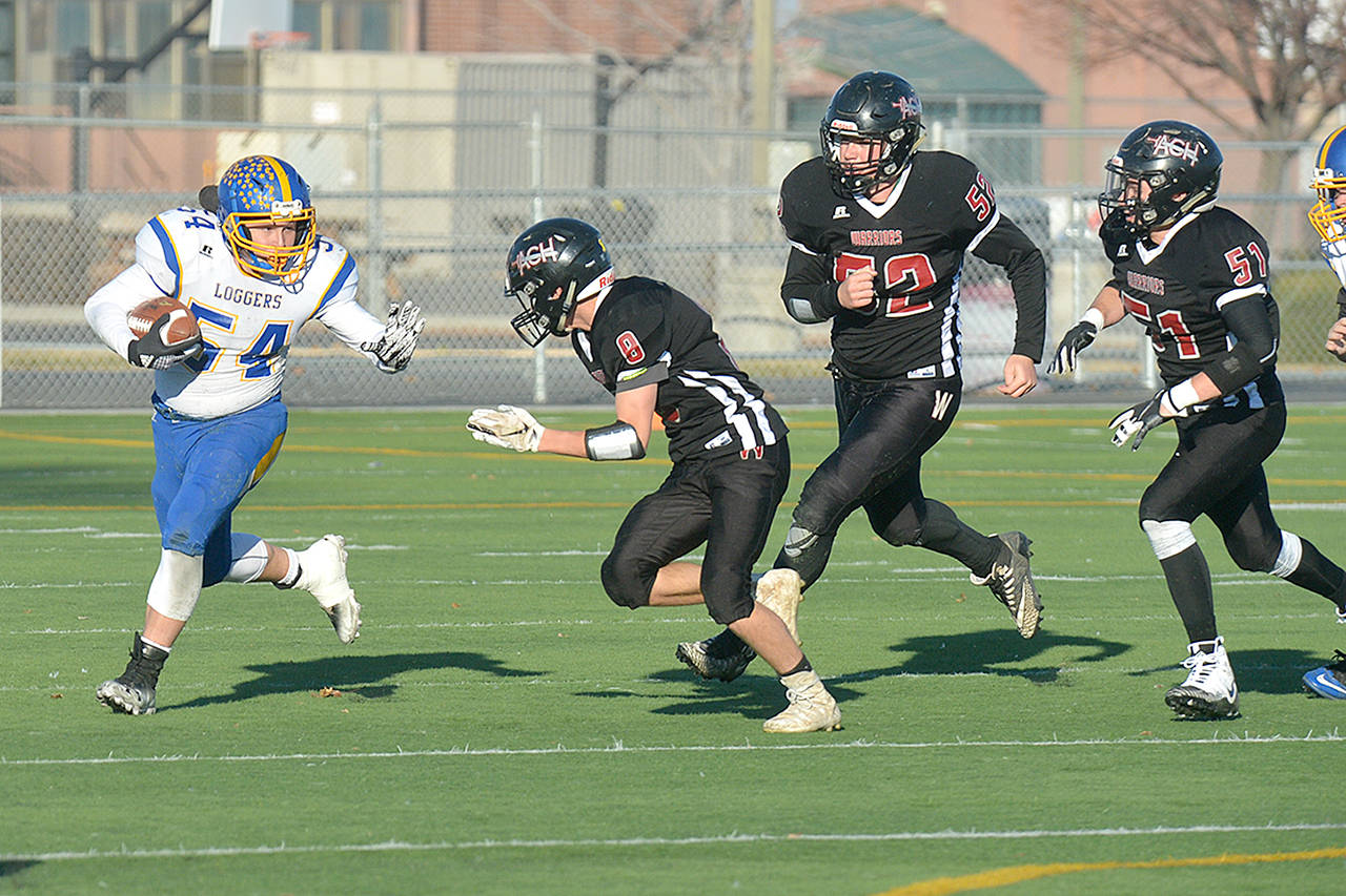 Al Camp/Omak Chronicle Crescent’s Noah Leonard was selected to The Associated Press’ Class 1B All-State Football Team in voting by state media members. He was joined on the first team by Quilcene’s Robert Comstock III and Olin Reynolds.