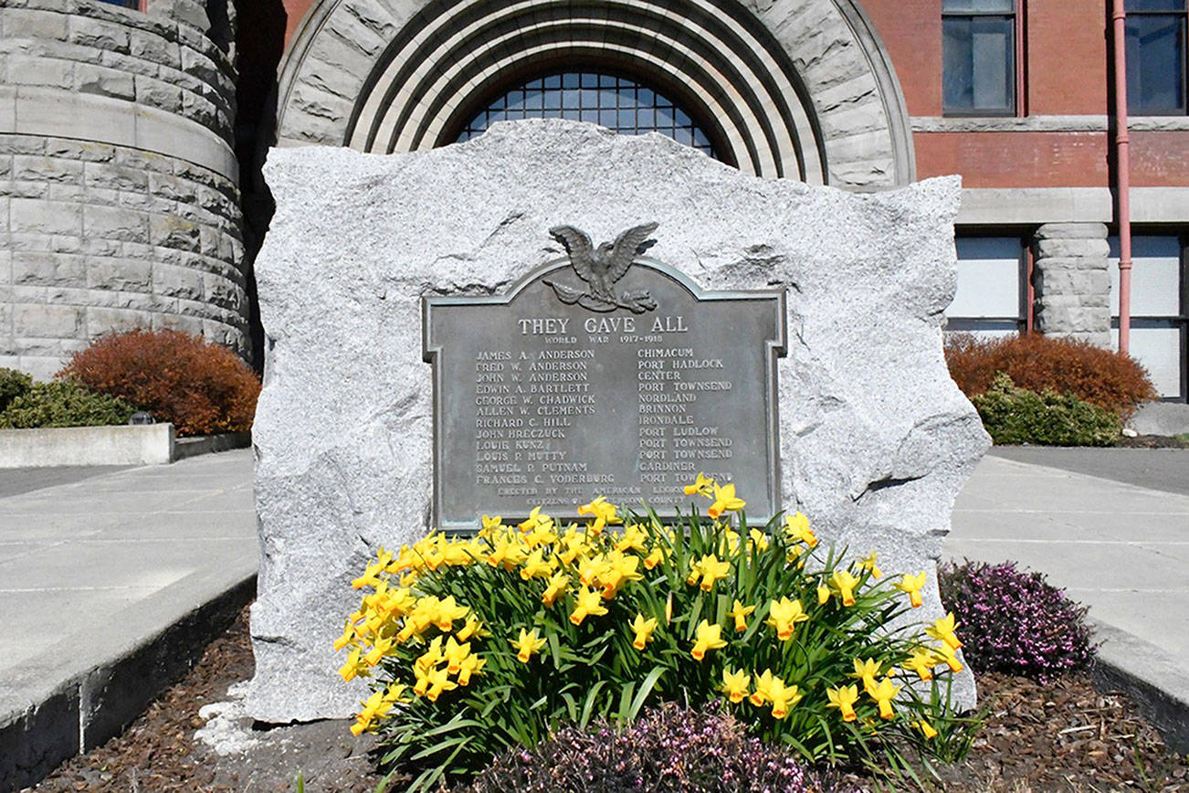 PHOTO: Honorable display of flowers
