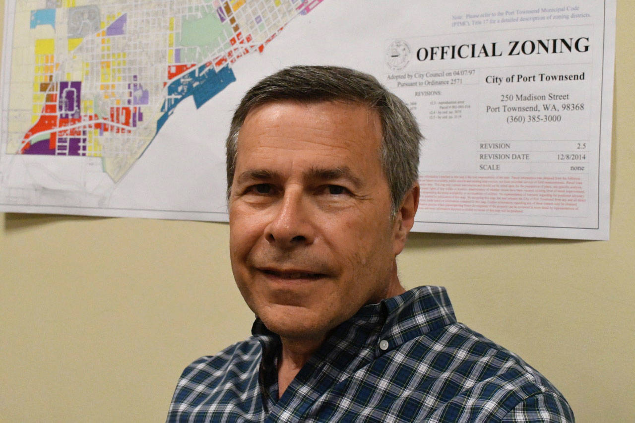 Port Townsend City Manager David Timmons retires Friday after 20 years. (Jeannie McMacken/Peninsula Daily News)