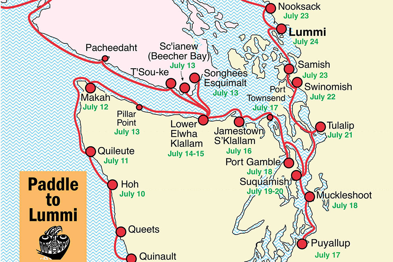 2019 Canoe Journey underway for Peninsula tribes