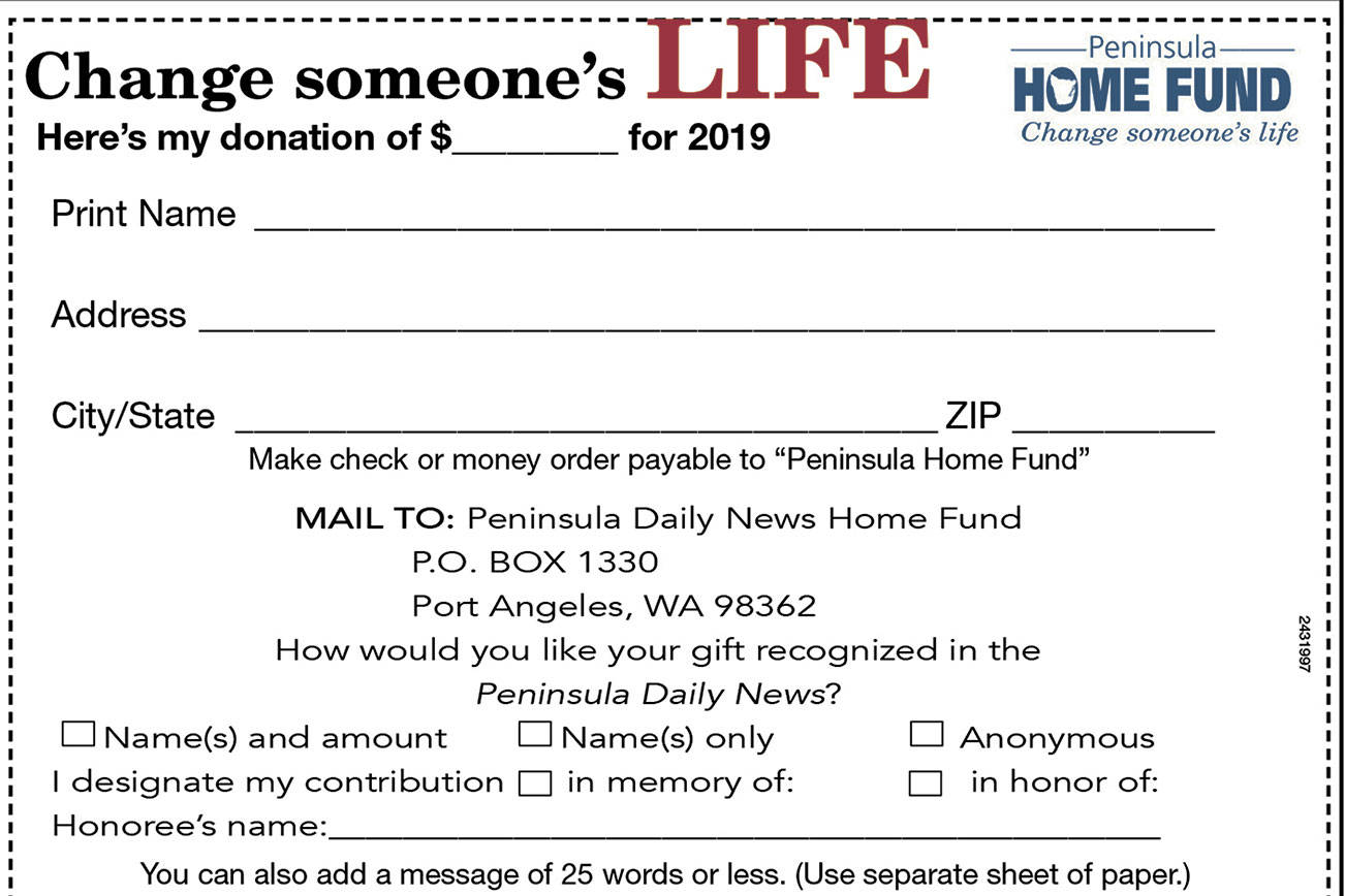 Donations coming in for Home Fund