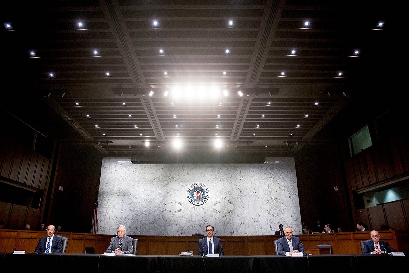 Trump, Congress near deal on small business, hospital aid