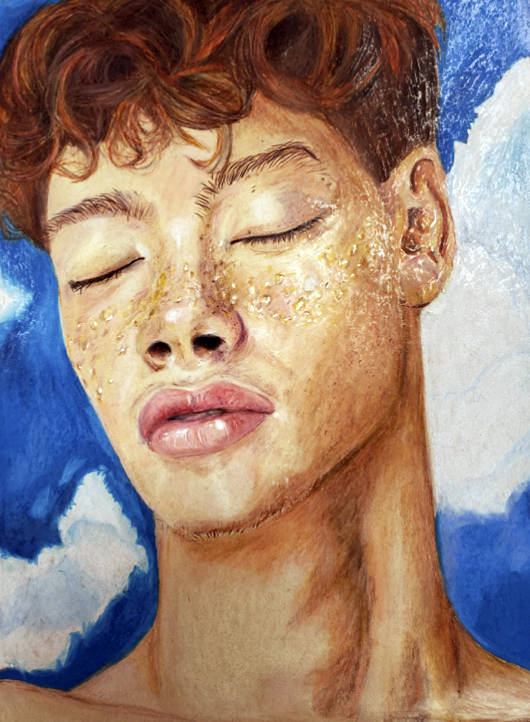 “My Tri-Cities Boy” by Rae Douglas won best in show.