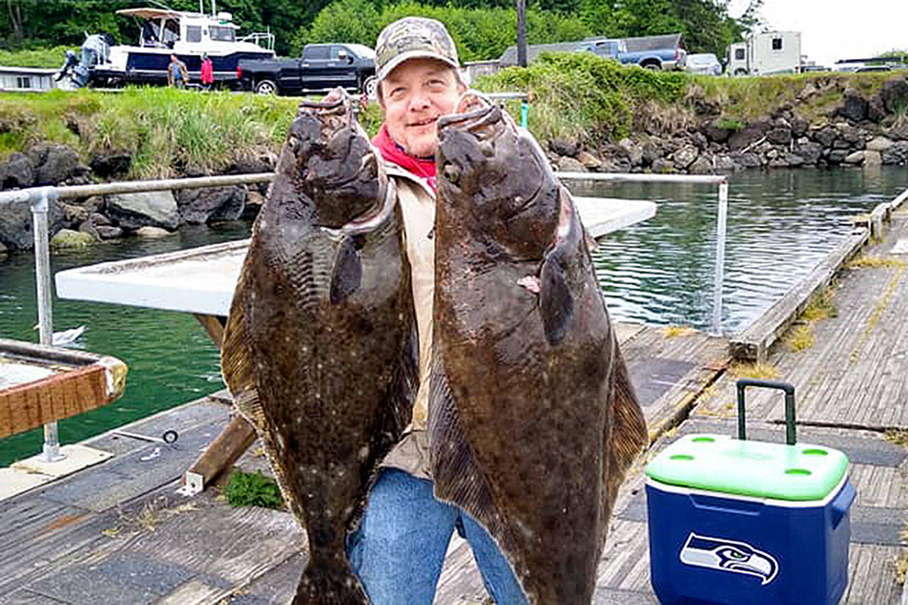 The halibut were biting at Mason’s Olson’s Resort on Friday.