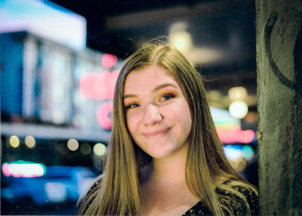 Payton Sturm, a senior at Sequim High School, sang “Ici-Bas” by Faure accompanied by John Lorentzen.