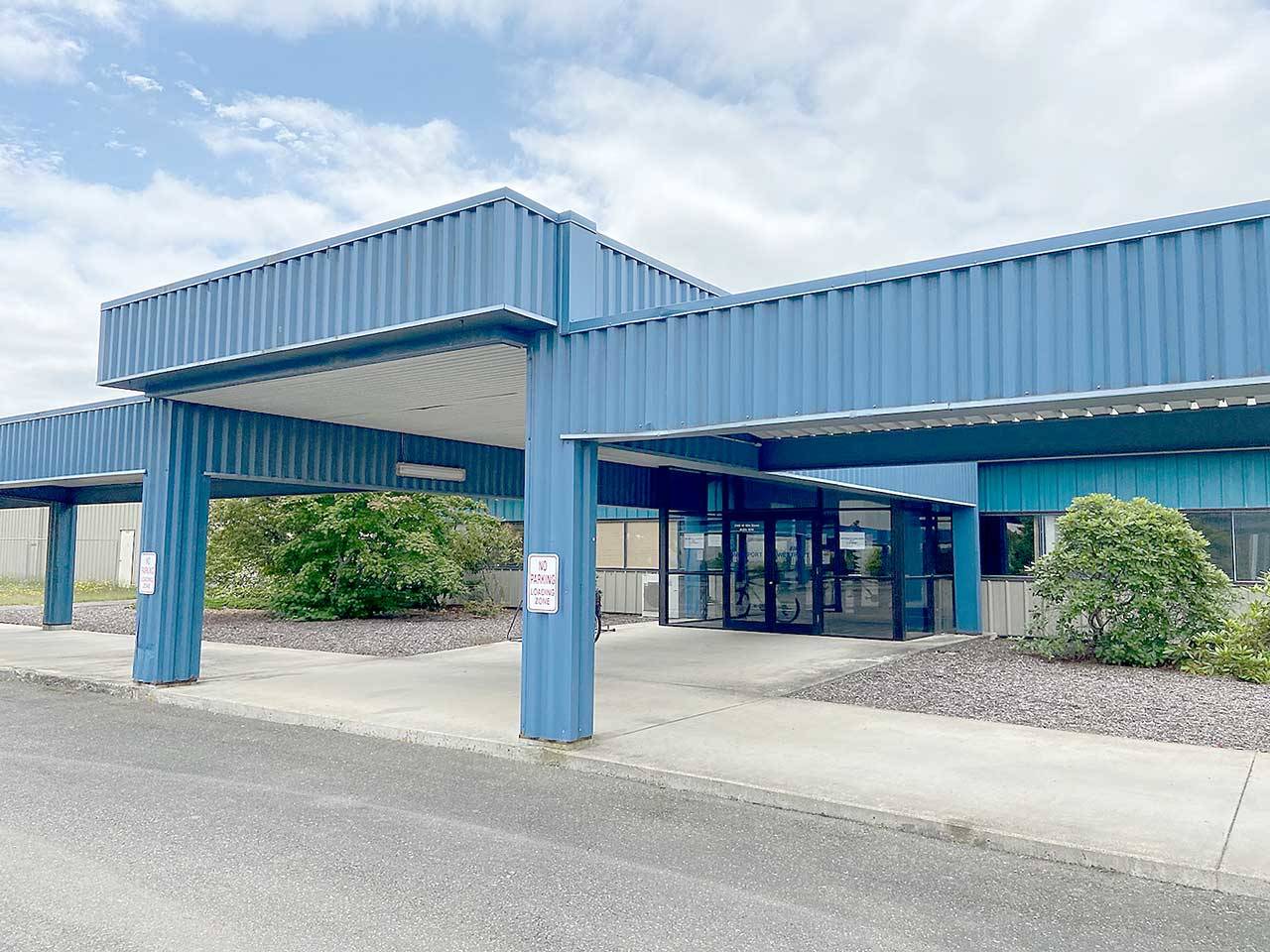 Clallam County commissioners will pursue a lease extension with the Port of Port Angeles to use the homeless center through October. (Rob Ollikainen/Peninsula Daily News)