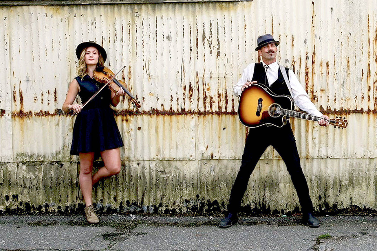 The Crushwater duo — Chandra Johnson and Scott Sullivan — will give an “In [Your] Living Room” concert online Friday.