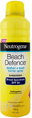Beach Defence Sunscreen Mist SPF50