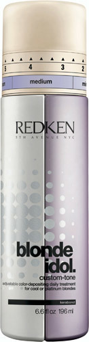 48614-REDKEN-BLONDE-IDOL-FOAM Blonde Idol Custom-Tone Conditioner Violet