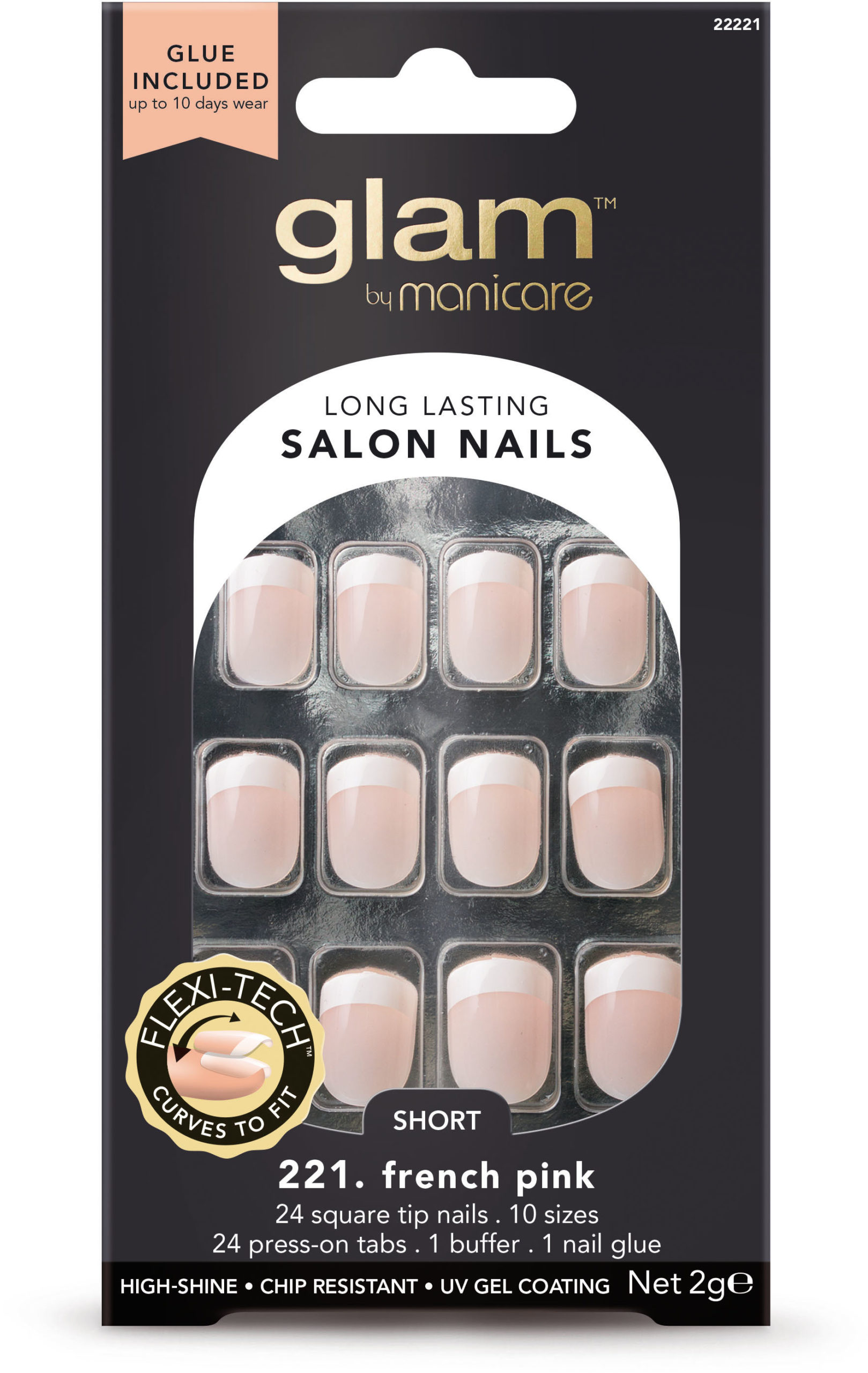 221. French Pink Short Square