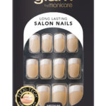 Glue-On Nails – French Beige Medium Square