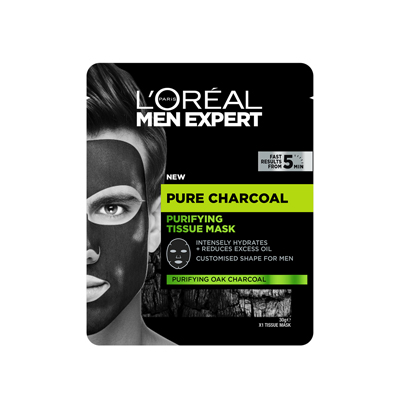 Men Expert Pure Charcoal Sheet Mask