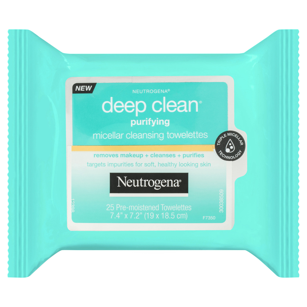 Neutrogena20Deep20Clean20Purifying20Micellar20Cleansing20Towelettes Deep Clean Purifying Micellar Wipes