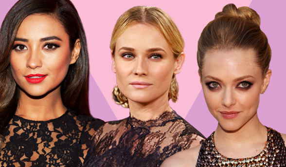 New Year’s Eve make-up: winged liner