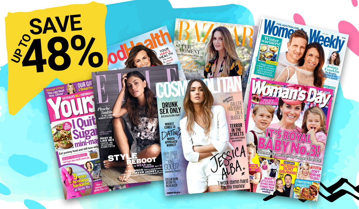Save up to 48% on print magazine subscriptions!