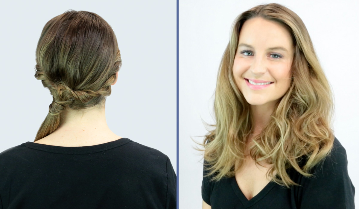 Two easy ways to style your hair