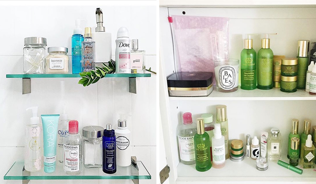 Skin care “shelfies” are our new obsession