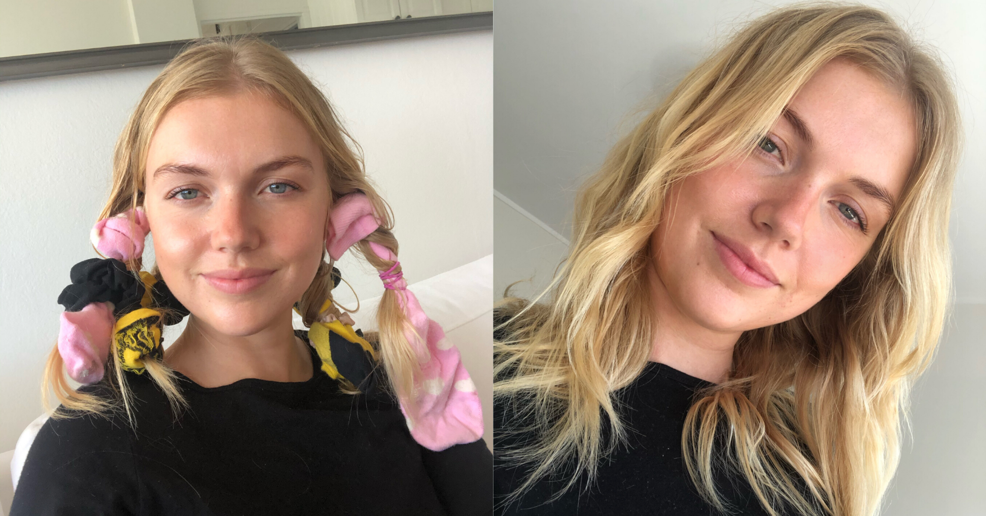We tried the ‘Sock Curls’ hack from TikTok and here’s what happened