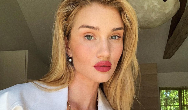 Rosie Huntington-Whiteley on her beauty routine and motherhood