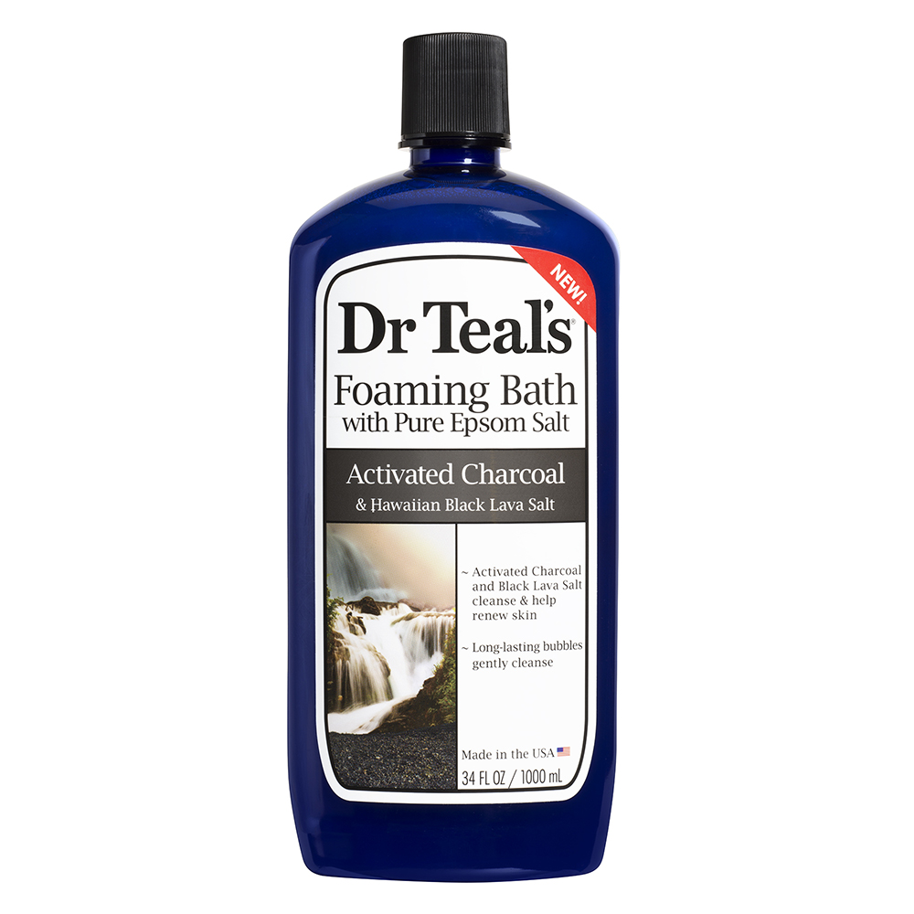06.531 Dr Teals Active Charcoal Foaming Bath Foaming Bath – Cleanse & Renew with Activated Charcoal