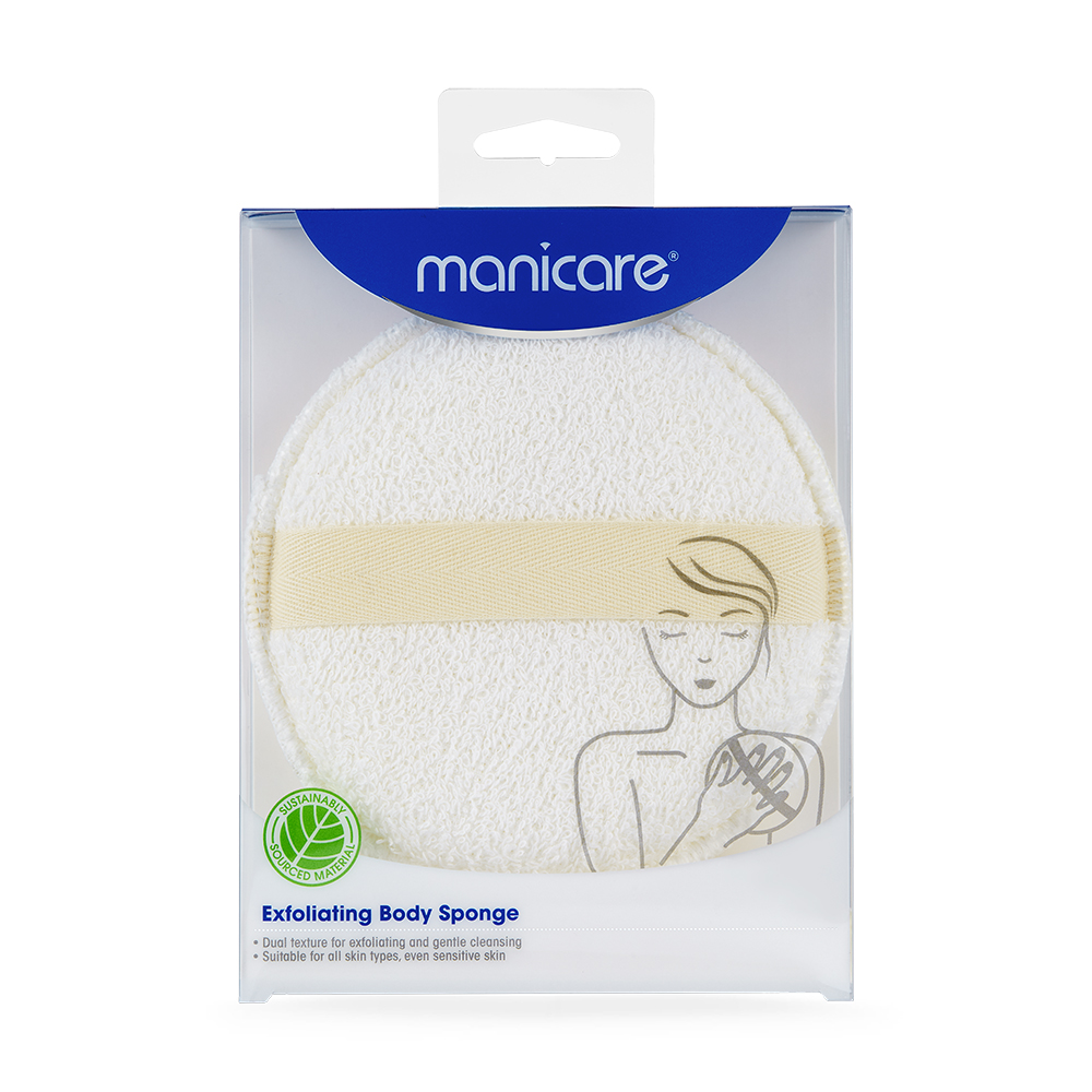 Manicare Exfoliating Body Sponge Scented Sleep Turban