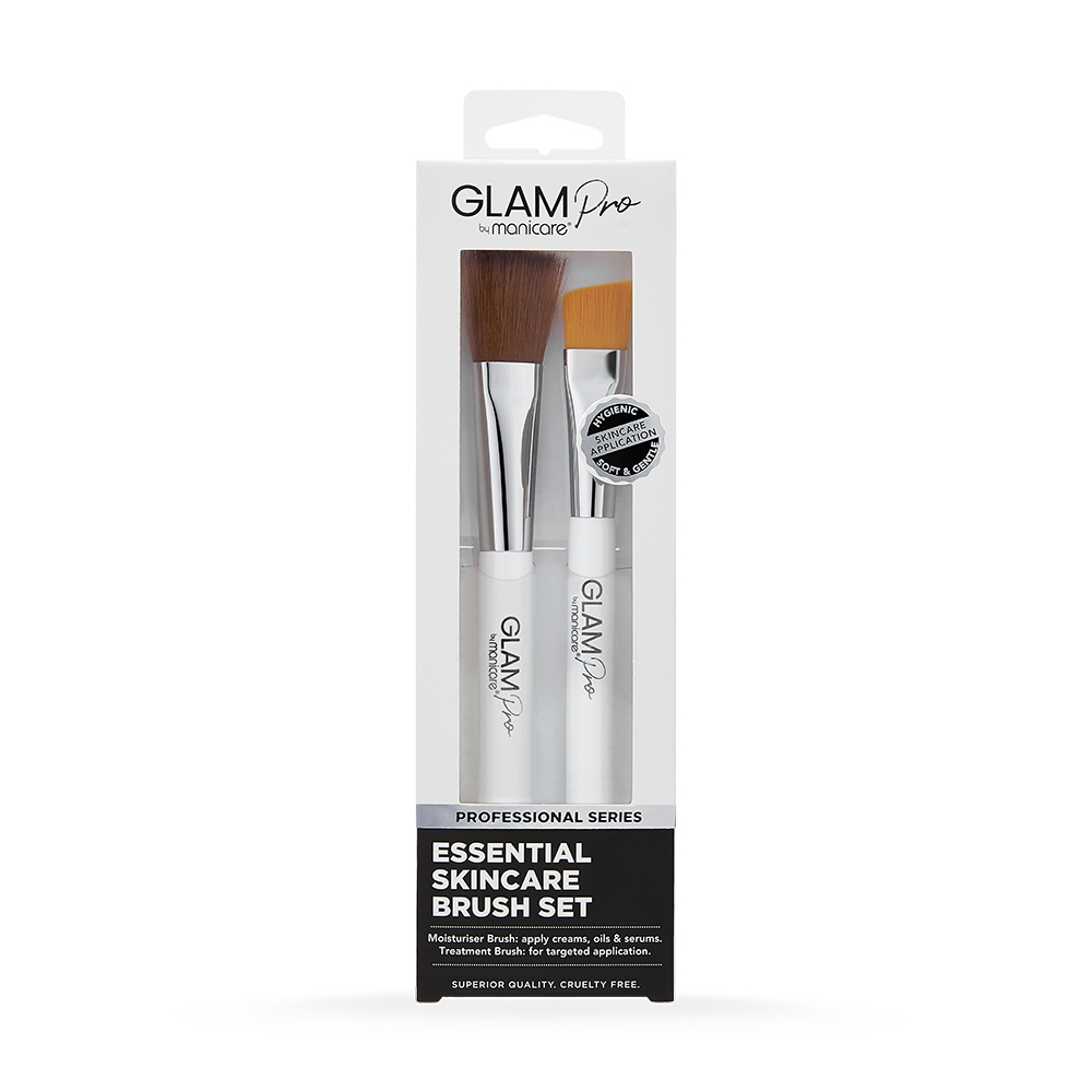 Glam By Manicare® Glam Pro Essential Skincare Brush Set Pro Series – Essential Skincare Brush Set