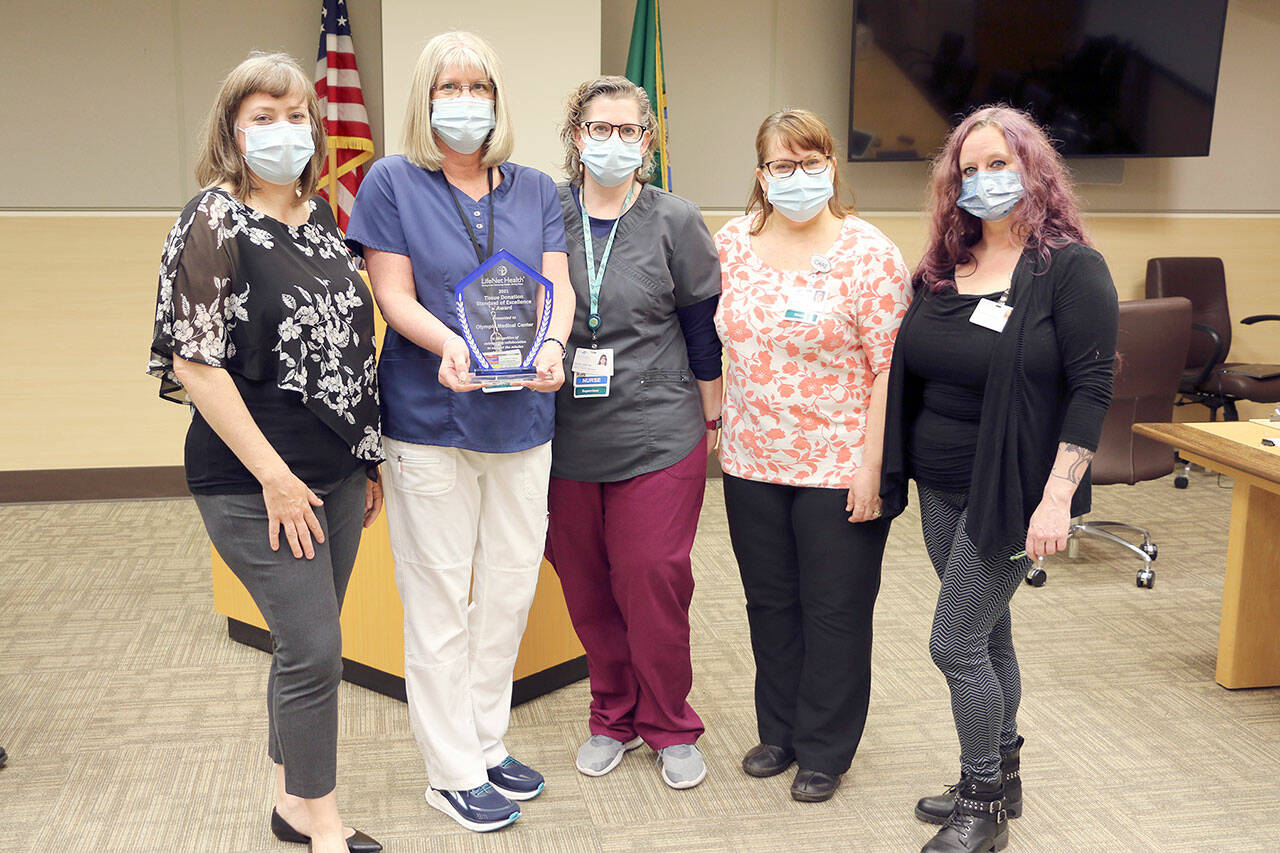 From left tare Heidi Murdock, Renee Sommerfeld, Denise Harman, Gretchen Fleck and Karen Reeder.