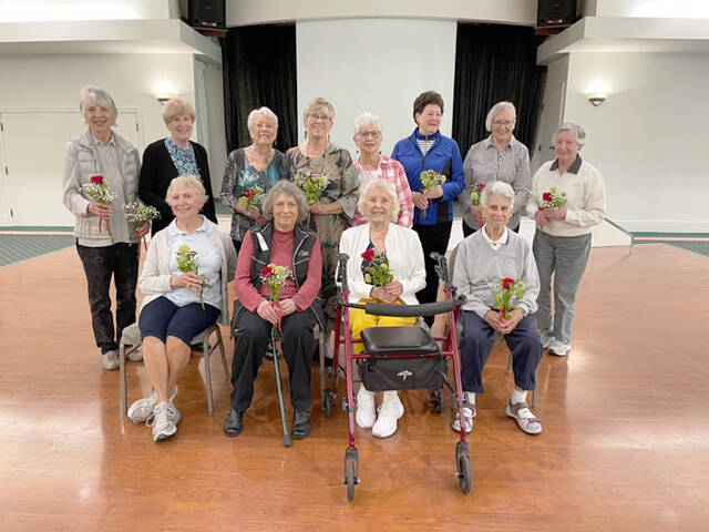 The Sunland Women’s Golf Association  held its yearly Captain’s Luncheon earlier this month. The event was attended by 37 SWGA members honoring 14 past captains. Former captains, are top row, from left, Sherry Meythaler, Dana Burback, Linda Beatty, Cheryl Coulter, Shirley Mulikin, Judy Nordyke, Christie Wilson, Cecil Black and front row, Janet Real, M.J. Anderson, Patricia Forgard and Nonie Dunphy.