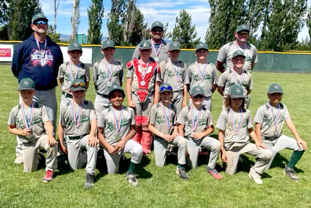 North Olympic Baseball and Softball’s 10U Cal Ripken baseball team has posted a 16-3-1 record this summer, including a second-place finish at the Cal Ripken 10U state tournament in Ellensburg. The squad advanced to the regional tournament in Kennewick July 21-24. Team members are, front row, from left to right, Cade Johnstad, Noah Kiser, Makai Mcafee, Kalob Helvey, Kyler Williams, JoNathan Charles, Julian Dominguez and, middle row, Jay Lieberman, Carson Greenstreet, Liam Shea, Brycen Allen, Gavin Doyle, Cooper Merritt and, back row, manager Rob Merritt, coaches Evan Kiser and Riley Shea.